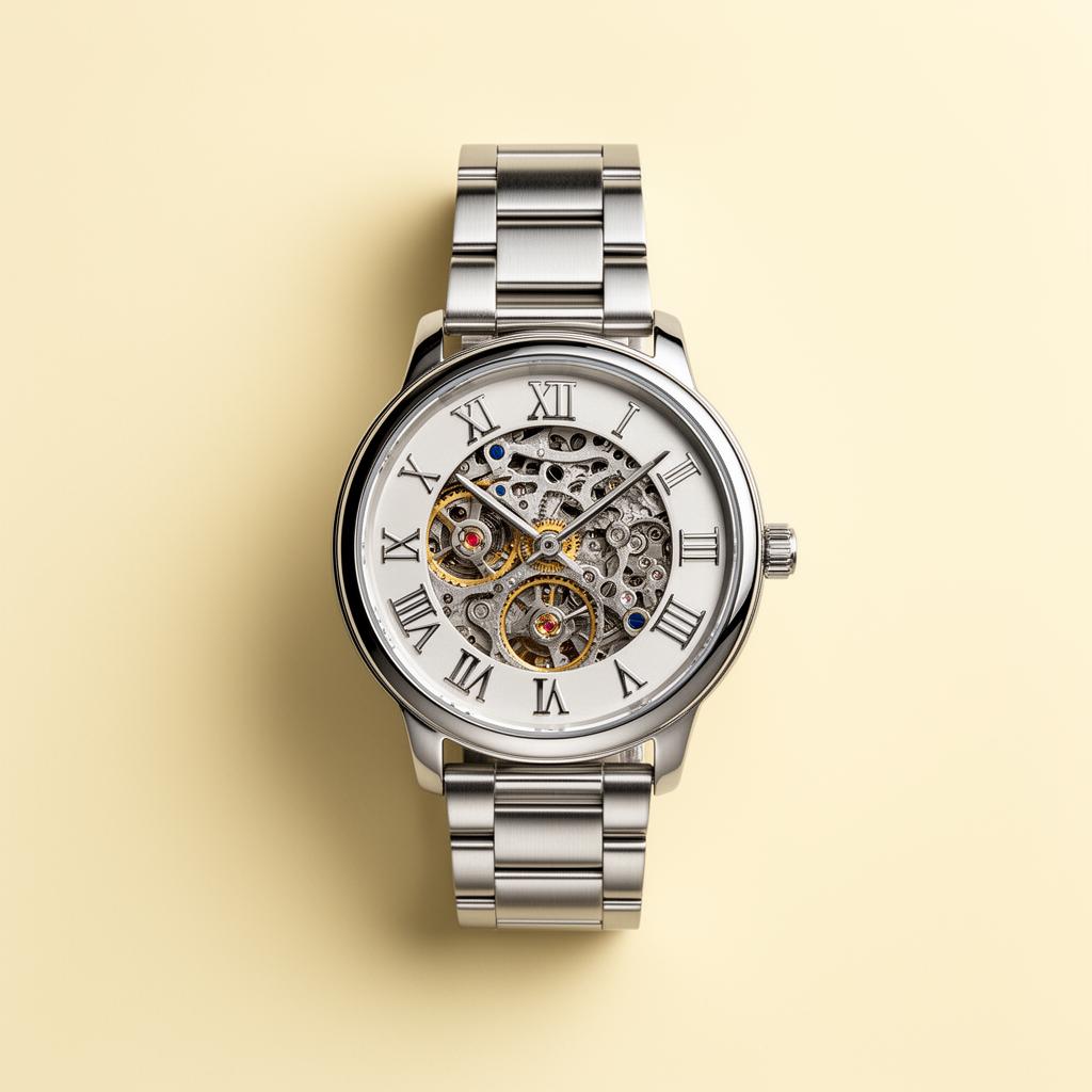 Le Classique skeleton dial dress watch — front view